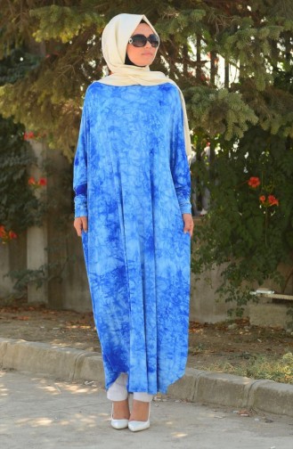 Saxon blue Abaya 1746-08
