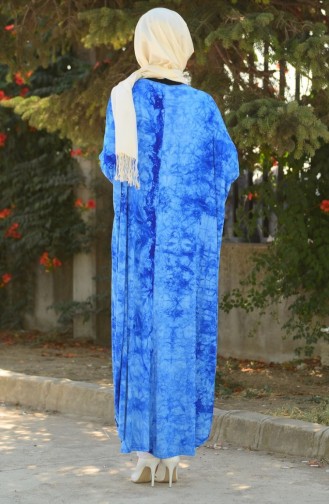 Saxon blue Abaya 1746-08