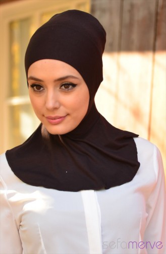Sefamerve Hijab Bonnet 04 Brown 04