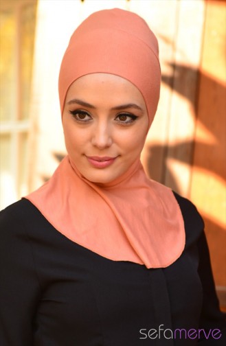 Sefamerve Hijab Bonnet 11 Onion skin 11