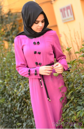 Perçem Hijab Dress 6042-02 Plato 6042-02
