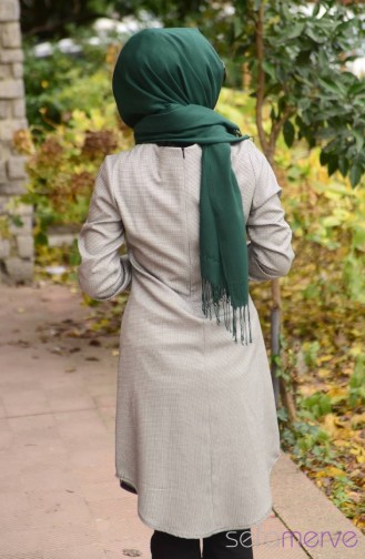 Tesettür Tunik Zernişan 4291-01 Siyah