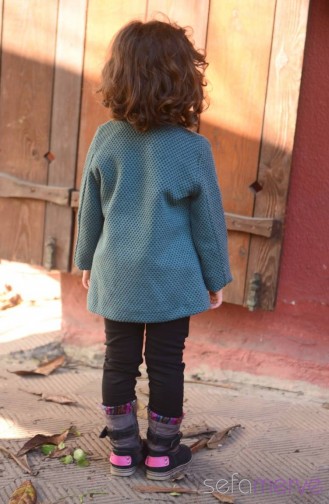 ملابس أطفال أخضر حشيشي 7524-04