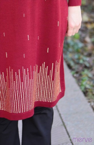 Triko Tunik 3262-01 Bordo