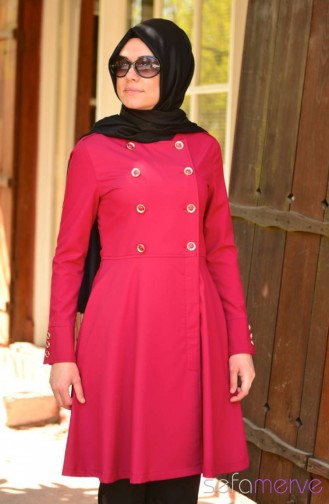 Tesettür Tunik Zernişan 4116-06 Bordo