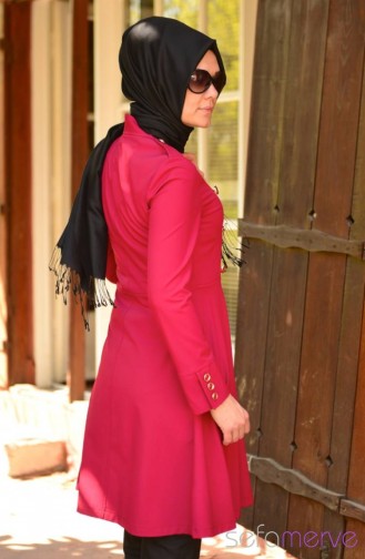 Tesettür Tunik Zernişan 4116-06 Bordo