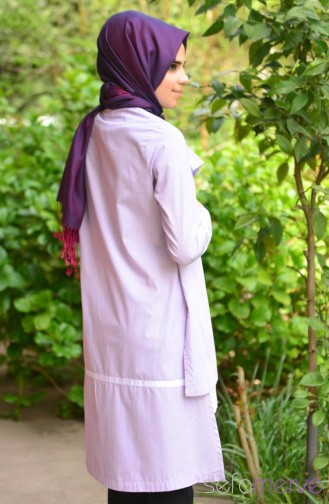 Sefamerve Plain Tunic 5717 01 Lilac 5717-01