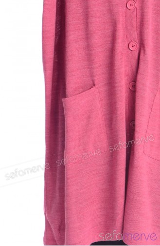 Triko Hırka 1423-11 Pembe