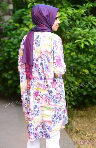 Demet Yıldız Tunik 7784-01 Mor