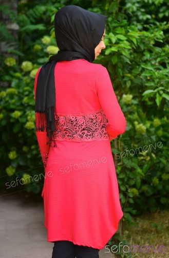 Hırka Tunik 1035-03 Vişne