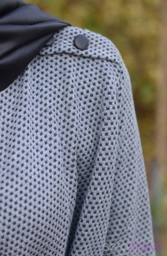 Hırka Tunik HLY 4567-01 Gri