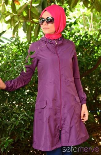 Ayse & Nur Mevsimlik Kap 0571-06 Mor