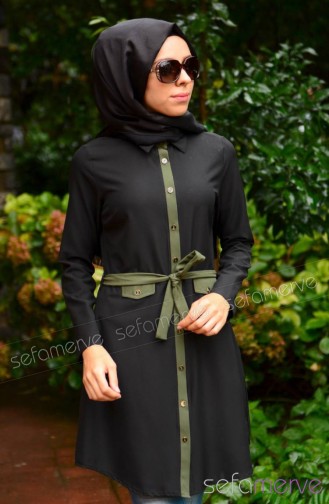 Hijab Tunic WB 3443-05 Black 3443-05