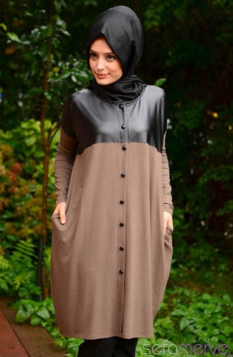 Hijab Tunic 3735-05 Mink 3735-05
