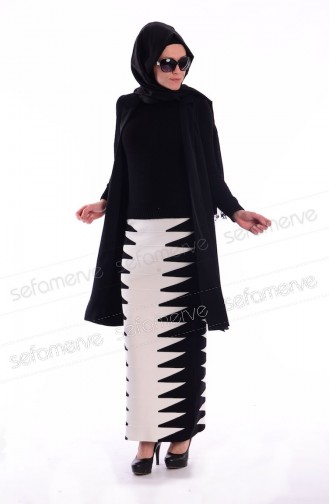 Triko Etek 3278-01 Beyaz