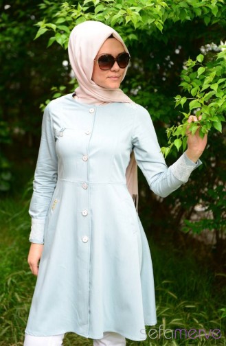 Yazlık Kap 5077-07 Buz Mavi