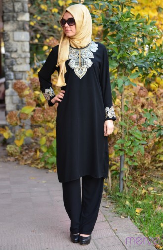 Hac Umre Kıyafetleri 4422-01 Siyah