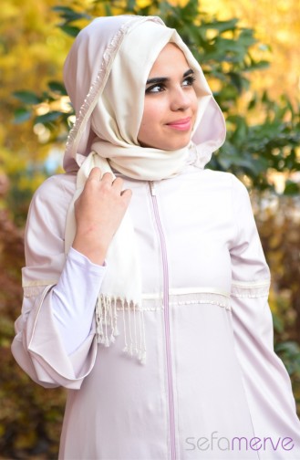 Hac Umre Kıyafetleri 4426-01 Pudra