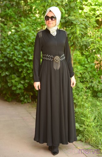 Ürdün Ferace 5474YK-01 Siyah