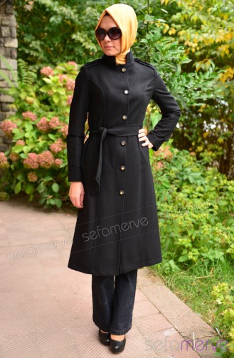 Vavella Cache Overcoat 1560-01 Black 1560-01