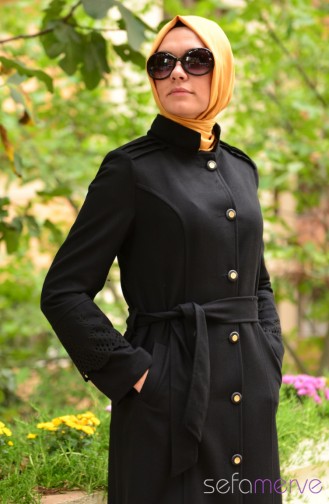 Vavella Cache Overcoat 1560-01 Black 1560-01
