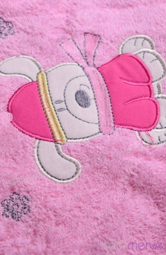 Wookie Bebek Havlu+Kese 5004 01 Pembe