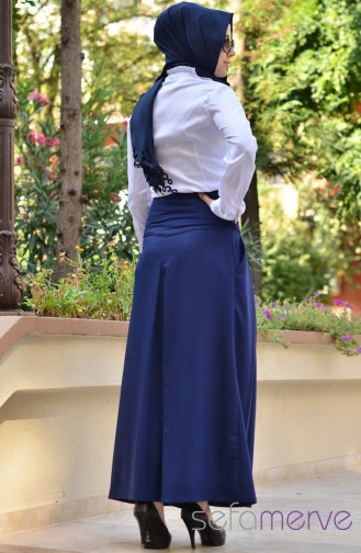 Pileli Pantolon Etek 171-03 Saks