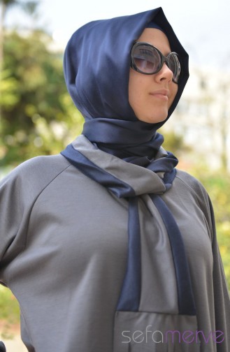 Yeni Sezon Tunikler 0047-02 Gri-Lacivert