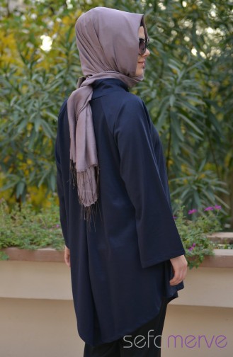 Yeni Sezon Tunikler 0048-06 Lacivert-Vizon
