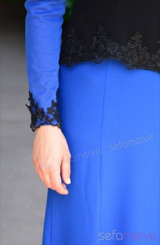 Zehrace Evening Dress 701053-02 Saxon Blue 701053-02