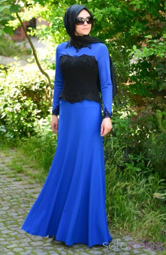 Zehrace Evening Dress 701053-02 Saxon Blue 701053-02