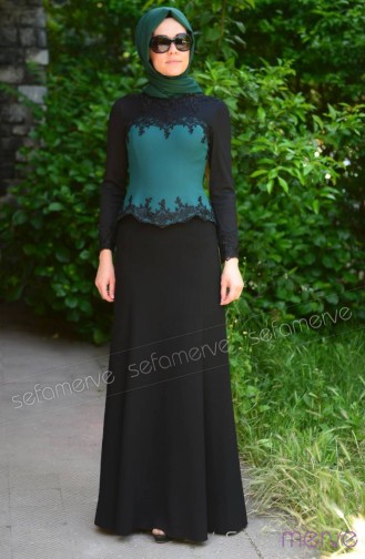 Zehrace Abiye 701053-03 Siyah