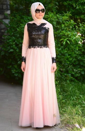Zehrace Evening Dress 701052-01 Salmon 701052-01