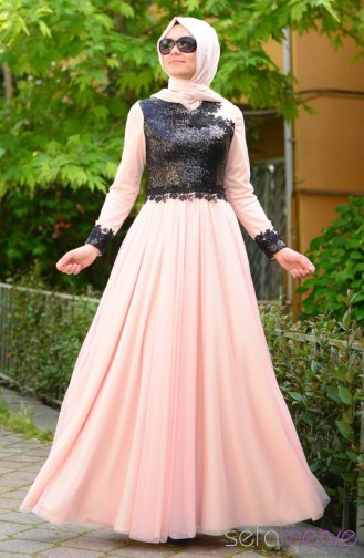 Zehrace Evening Dress 701052-01 Salmon 701052-01