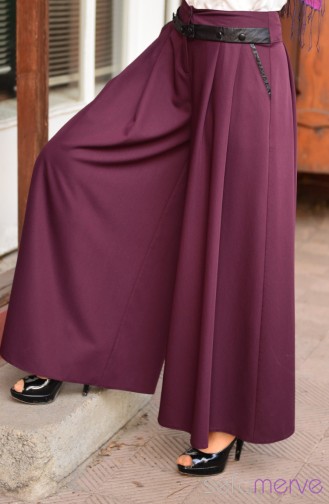 ZemZem Pantolon Etek 0301-04 Mürdüm