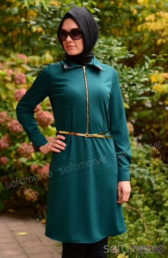 ZemZem Tunic Models 0582D-03 Green 0582D-03