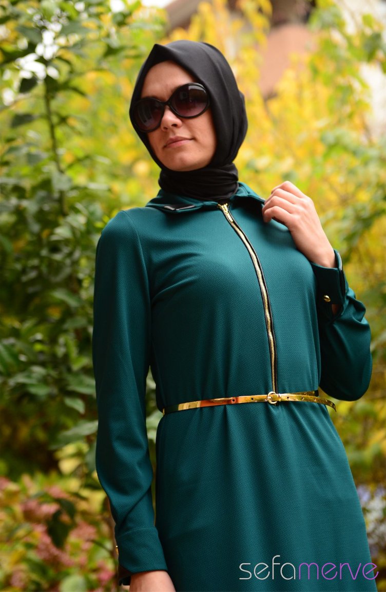 ZemZem Tunic Models 0582D-03 Green 0582D-03