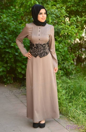 Summerly ZRF Hijab Dress 9012-04 Gray 9012-04