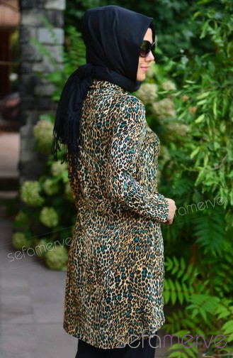 Tunik Zernişan 4077-01 Yeşil Leopar