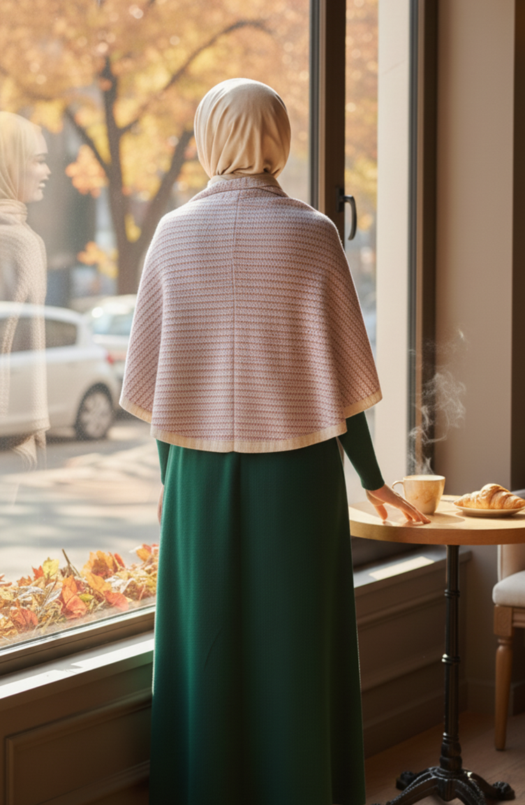 Schoudersjaal 1123-01 Beige 1123-01