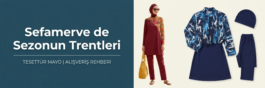 Tesettür mayo seçiminde şıklık ve rahatlığı bir araya getiren rehberiniz Sefamerve'de! En trend modeller, kumaşlar ve stil ipuçları ile deniz ve havuz keyfini özgürce yaşayın. Keşfedin!