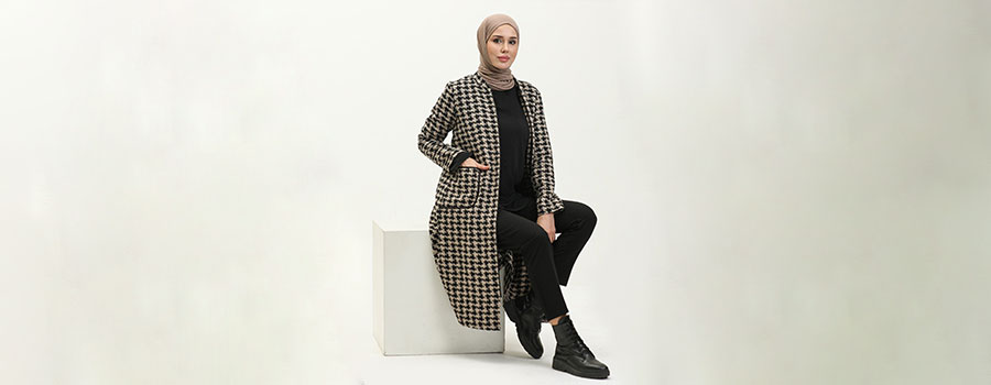 patterned coat