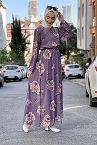 How to Style Floral Hijab Dresses