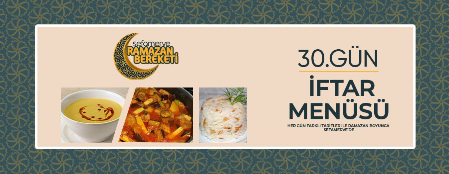 30 gün iftar menüsü